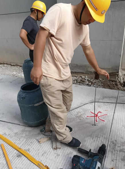 暗管漏水检测作业